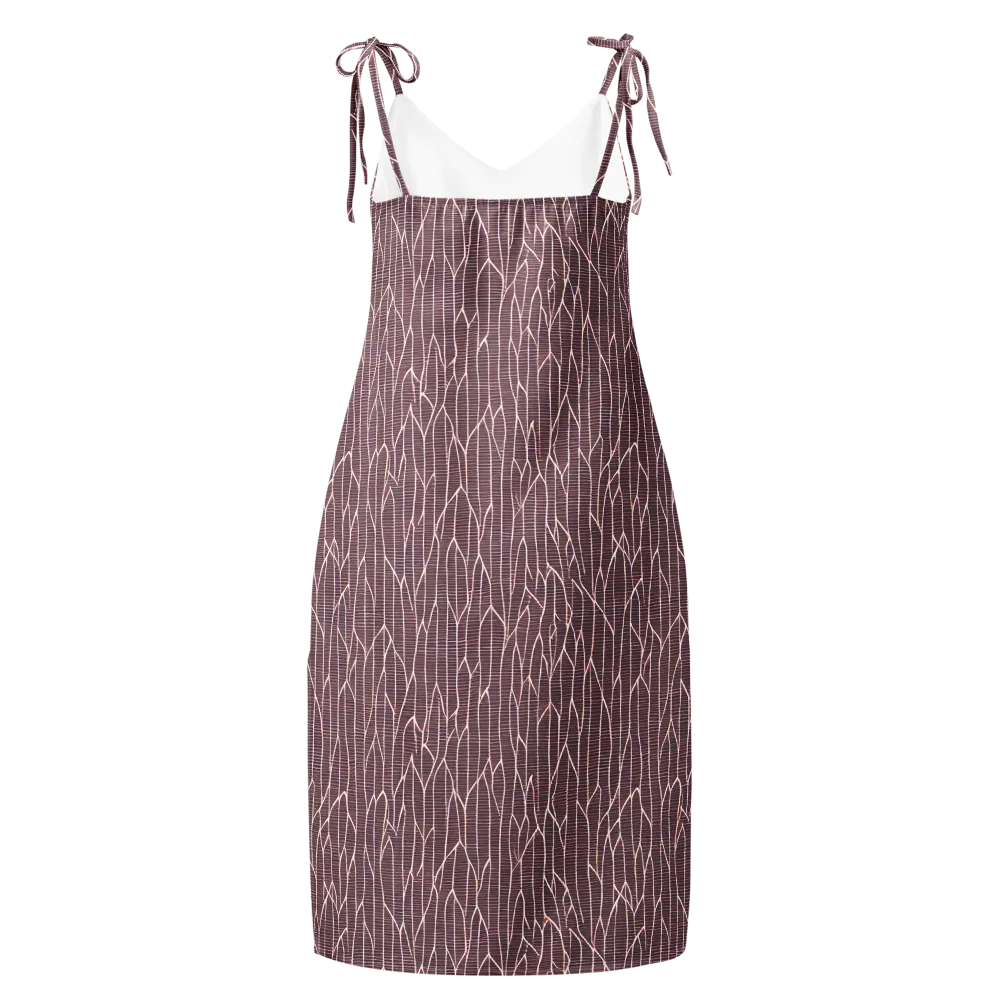 Rustic Flow on Slip Dress — Back