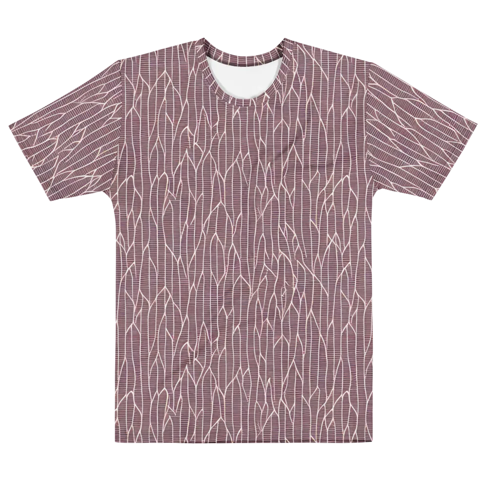 Rustic Flow on Men's Cotton Crew Neck T-Shirt — Front