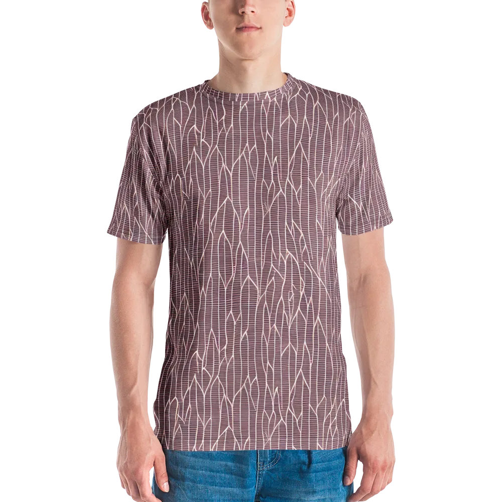 Rustic Flow on Men's Crew Neck T-Shirt — Front