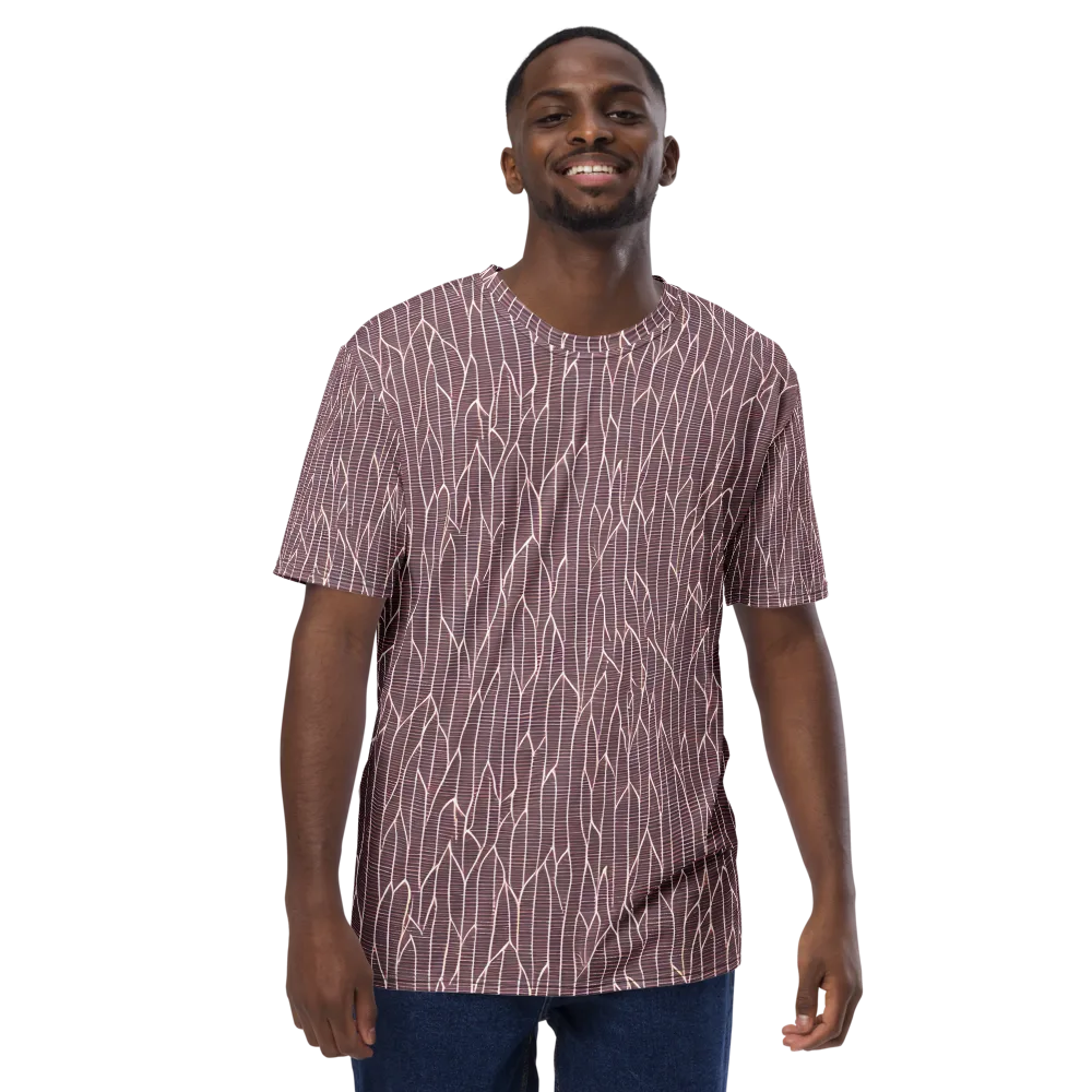 Rustic Flow on Men's Crew Neck T-Shirt — Front