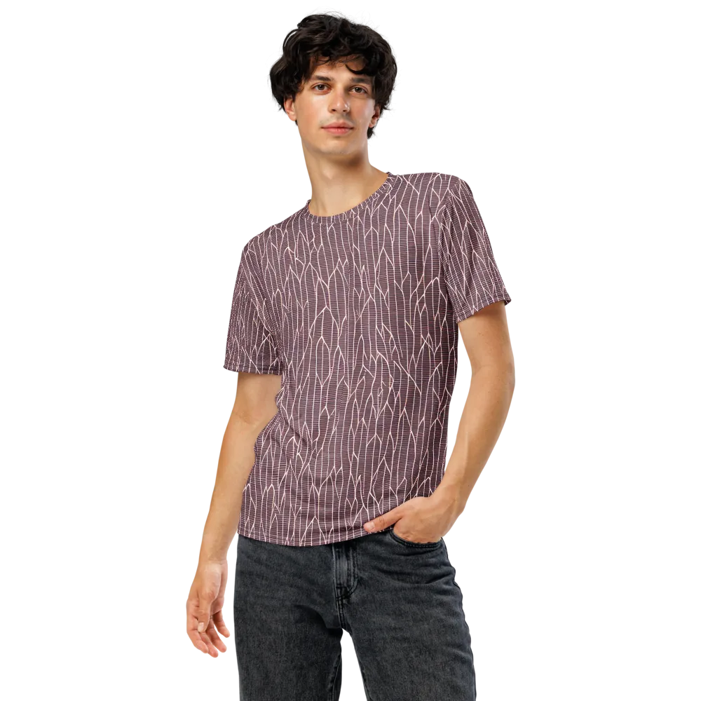 Rustic Flow on Men's Crew Neck T-Shirt — Front