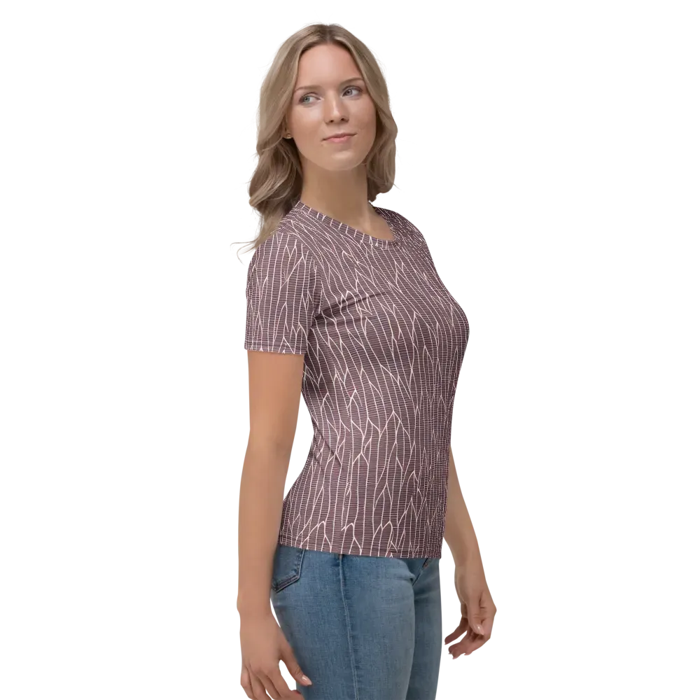 Rustic Flow on Women's Crew Neck T-Shirt — Right
