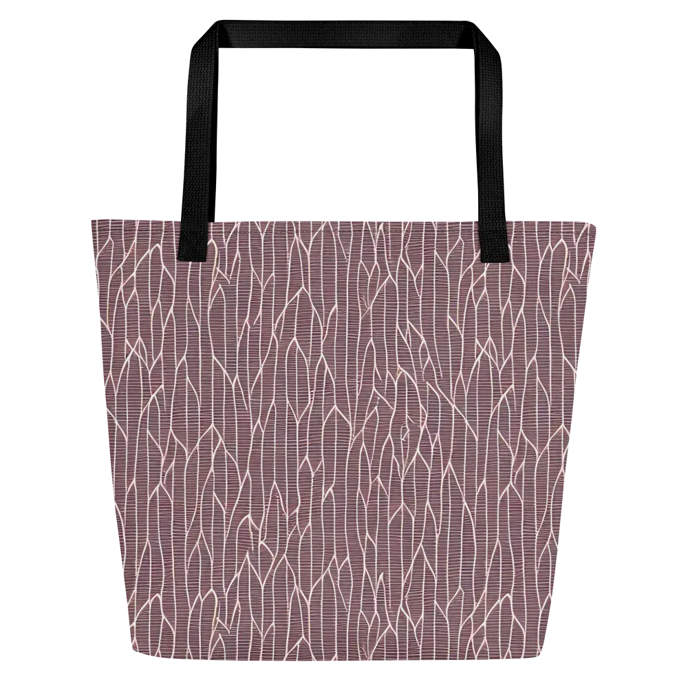 Rustic Flow on Large Tote Bag W/ Pocket — Front