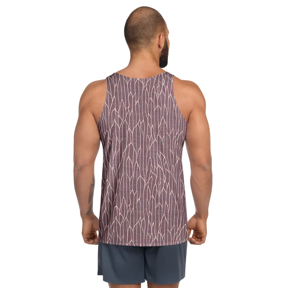 Rustic Flow on Men's Tank Top — Back