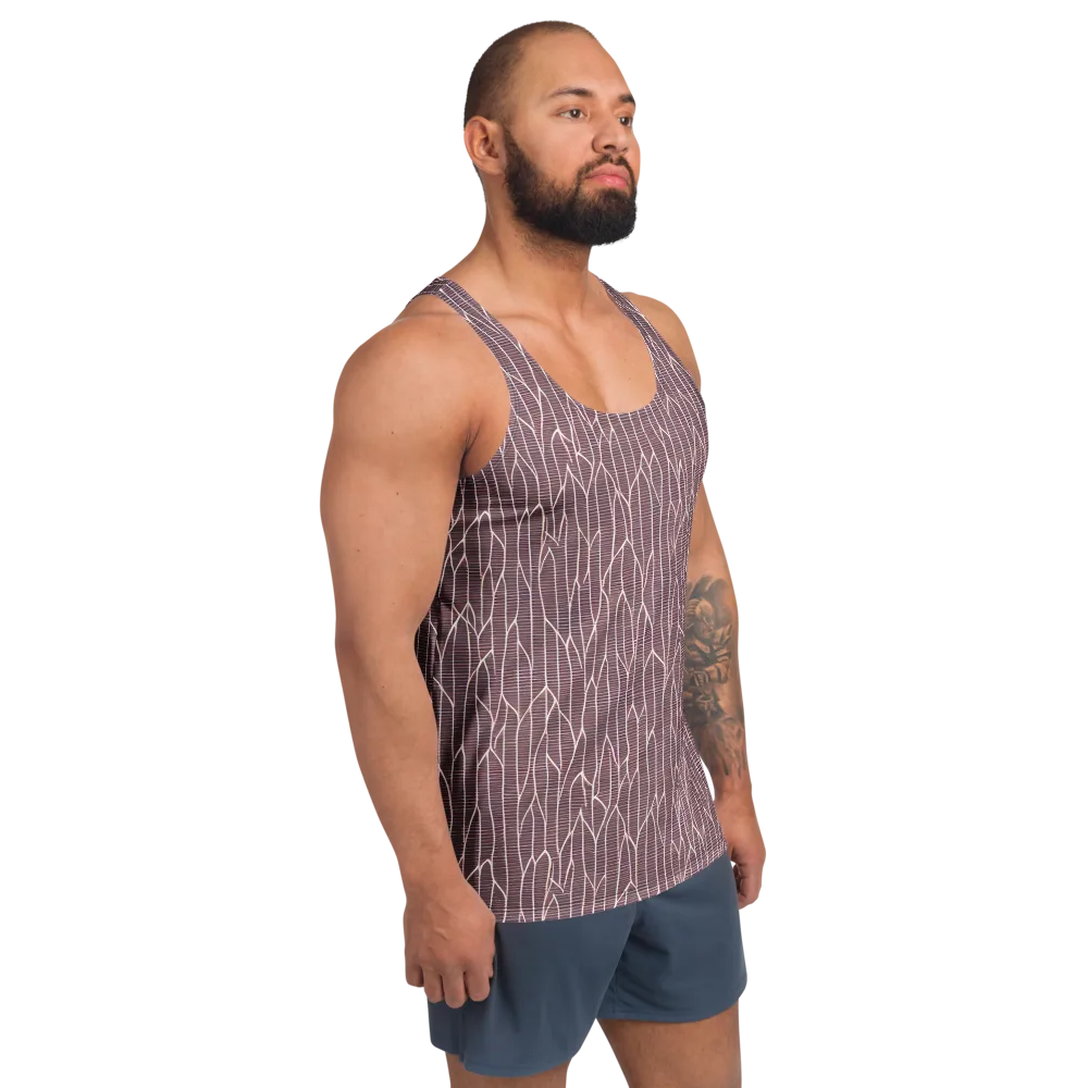 Rustic Flow on Men's Tank Top — Right Front