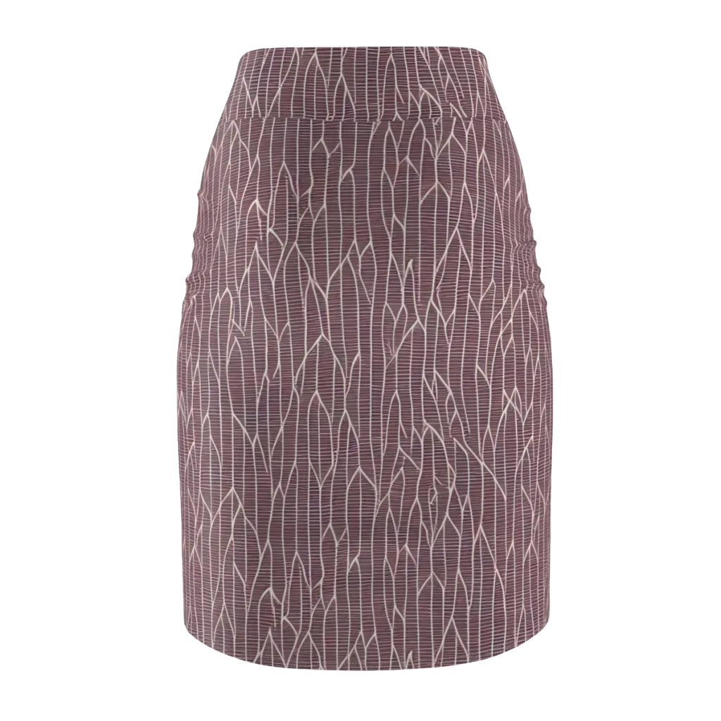 Rustic Flow on Pencil Skirt — Back