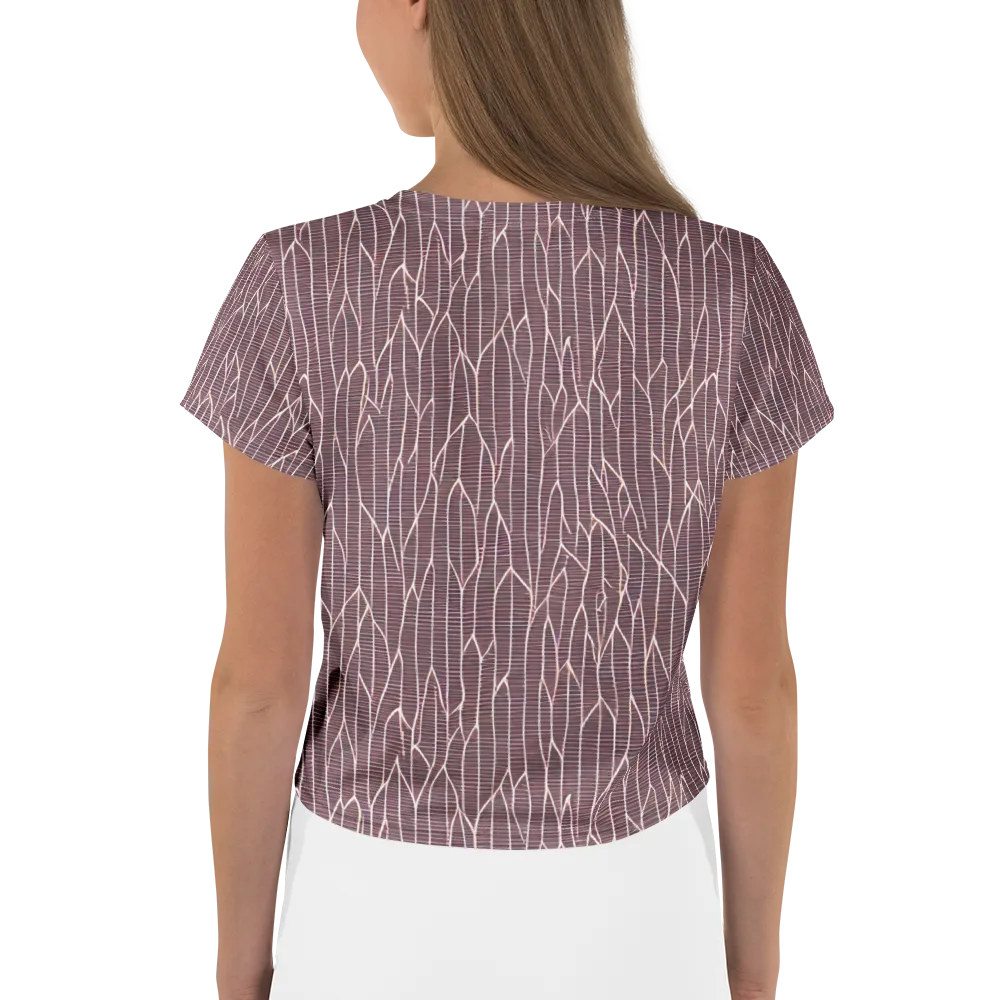 Rustic Flow on Crop Tee — Back