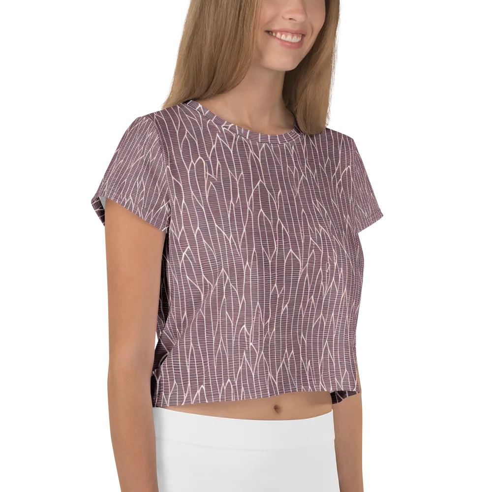 Rustic Flow on Crop Tee — Right