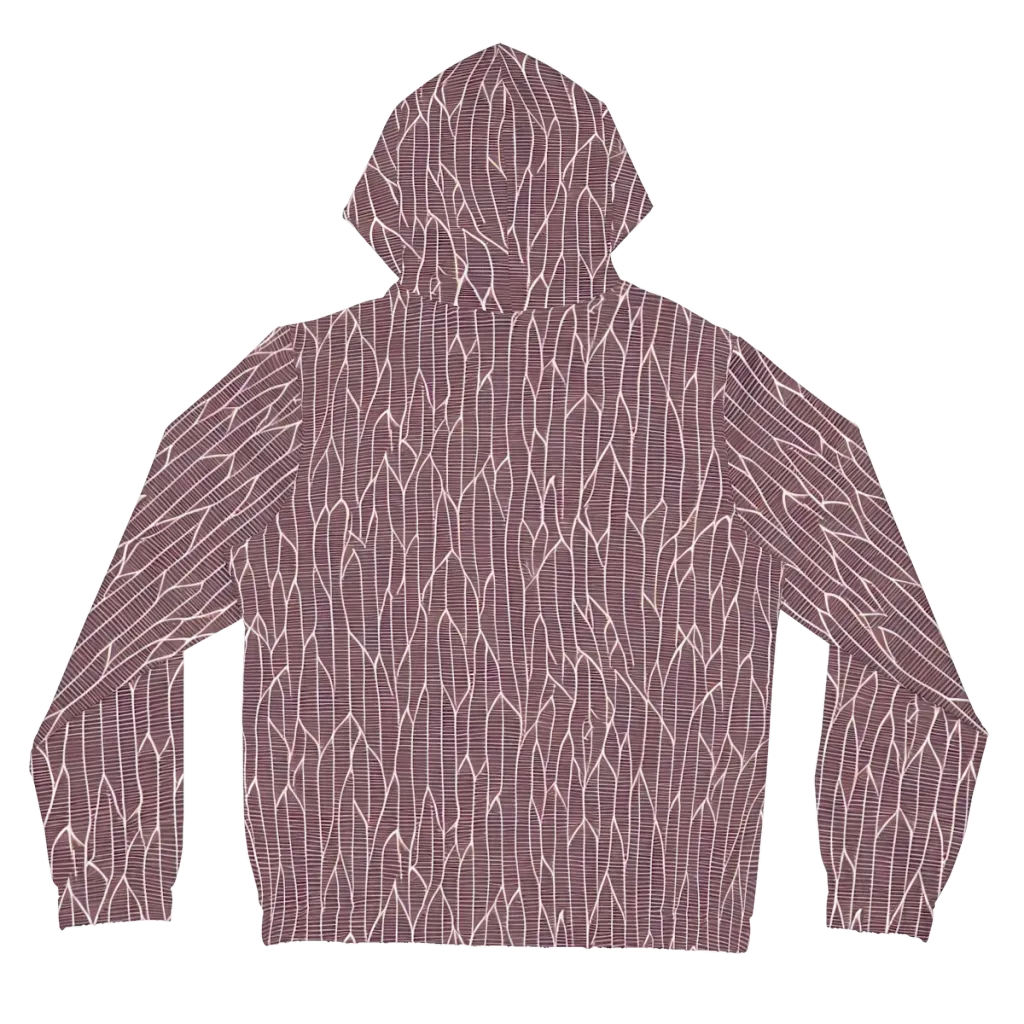 Rustic Flow on Women's Full-Zip Hoodie — Back