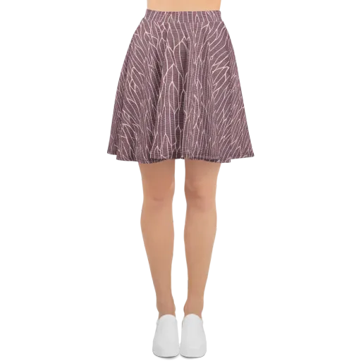 Rustic Flow on a Skater Skirt