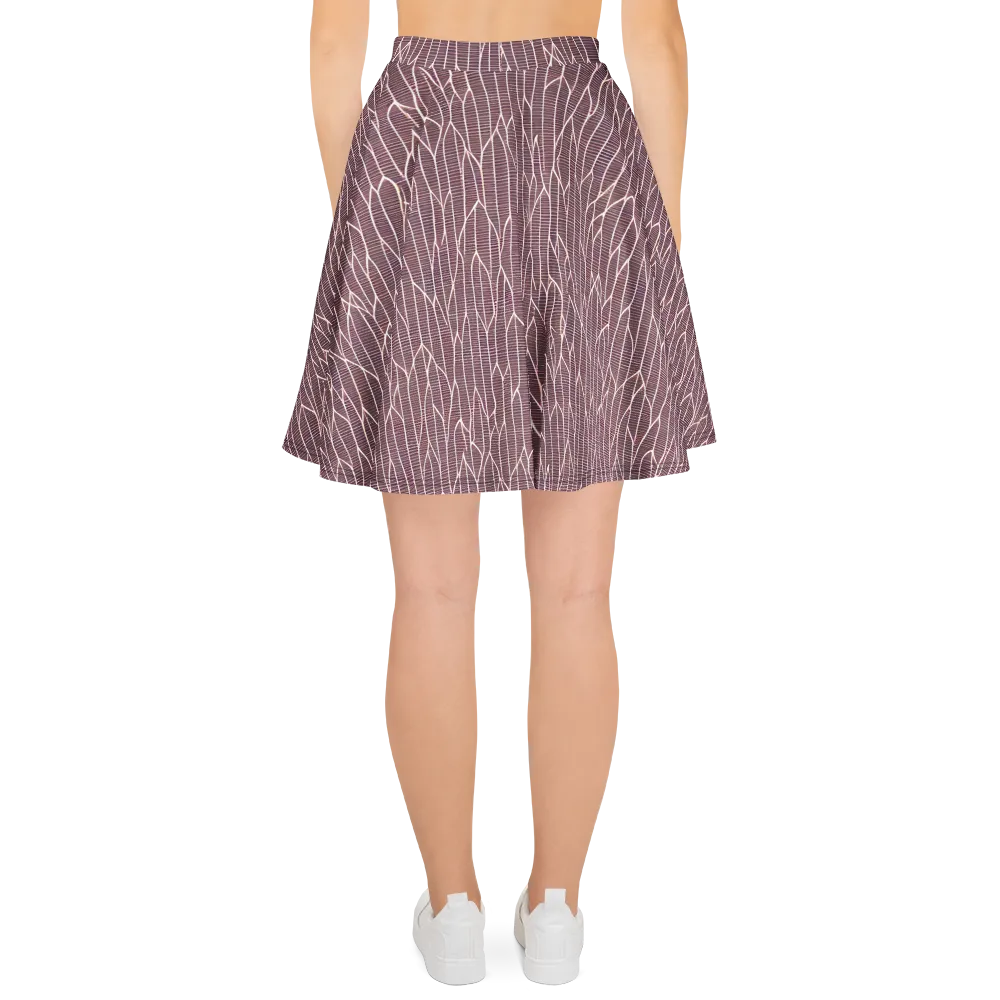 Rustic Flow on Skater Skirt — Back