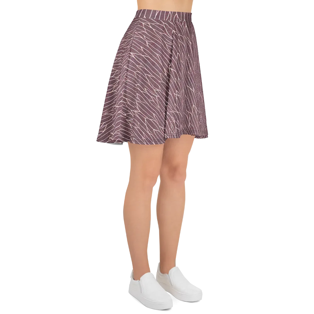 Rustic Flow on Skater Skirt — Right