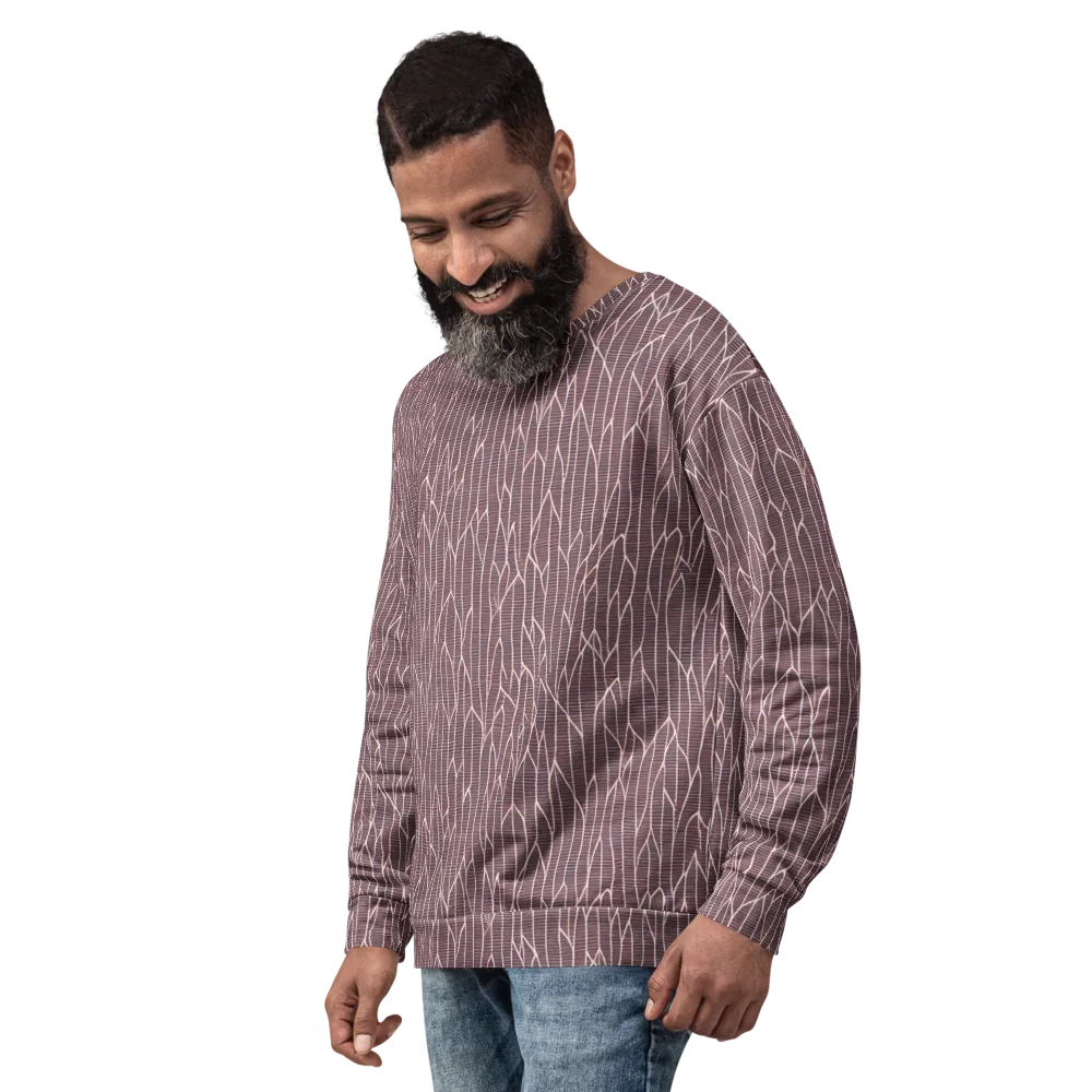 Rustic Flow on Sweatshirt — Left Front