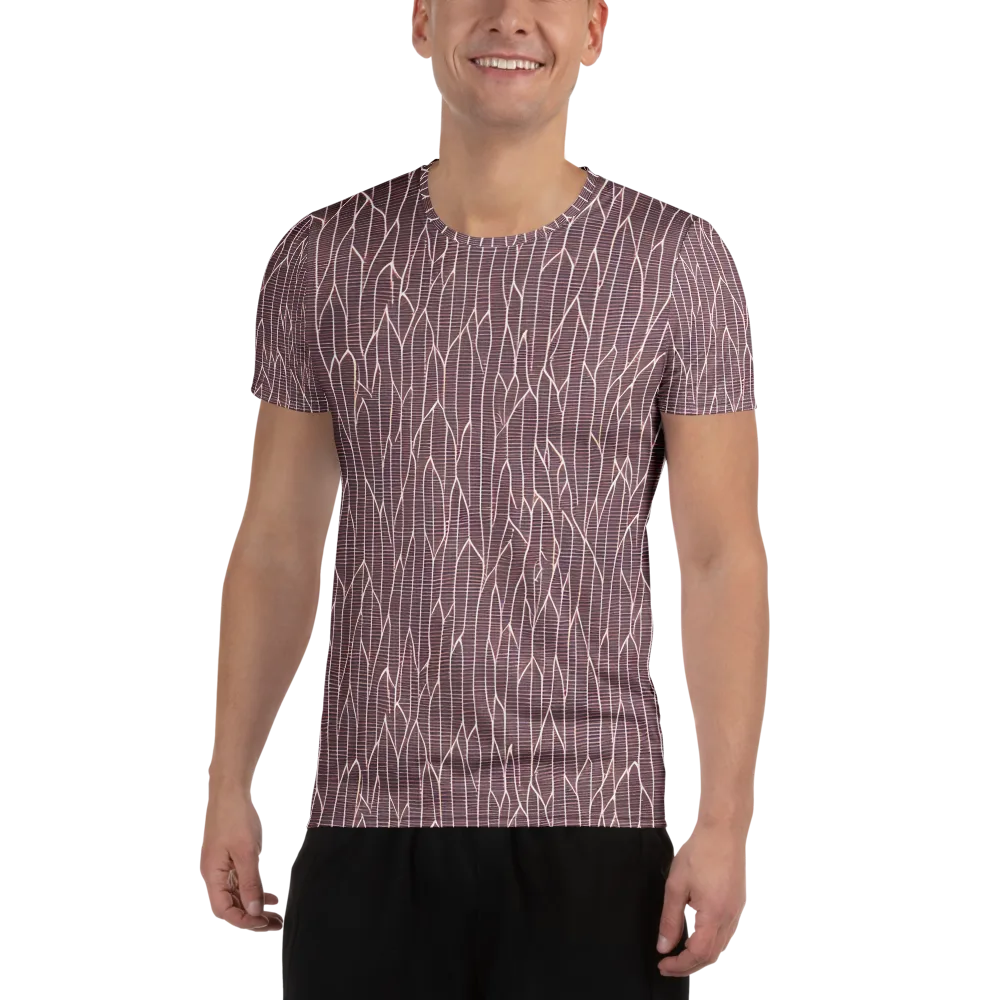 Rustic Flow on Men's Athletic T-Shirt — Front