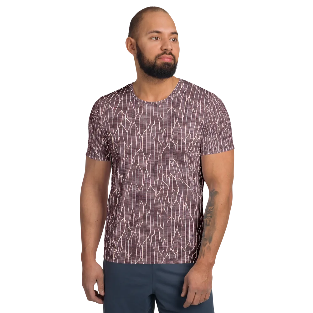 Rustic Flow on Men's Athletic T-Shirt — Front