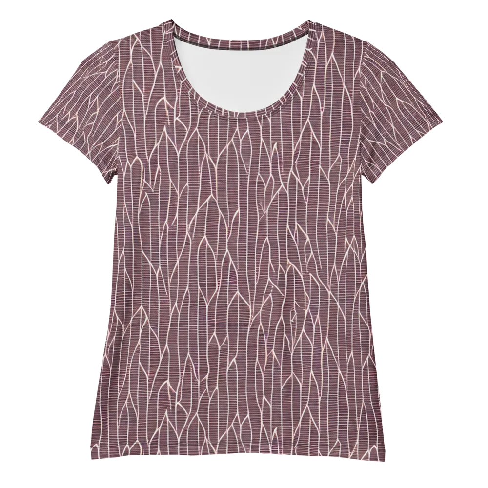 Rustic Flow on Women's Athletic T-Shirt — Front