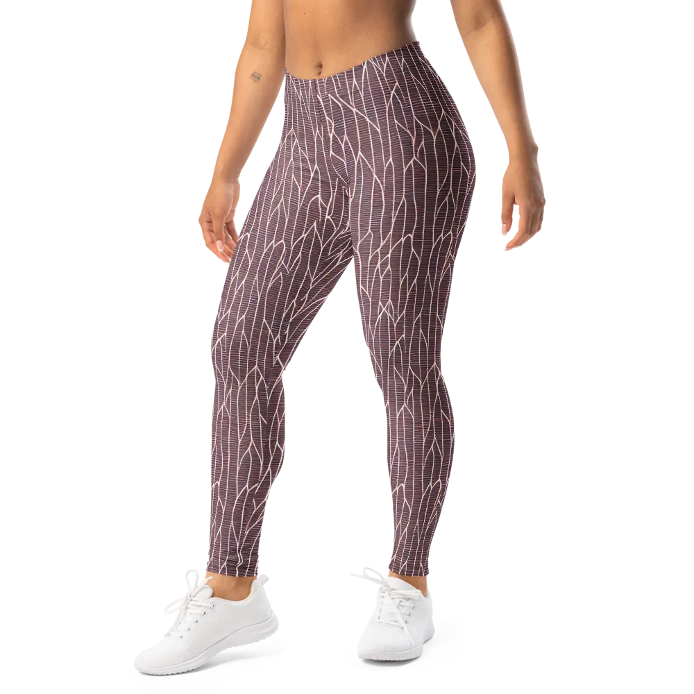 Rustic Flow on Leggings — Left Front