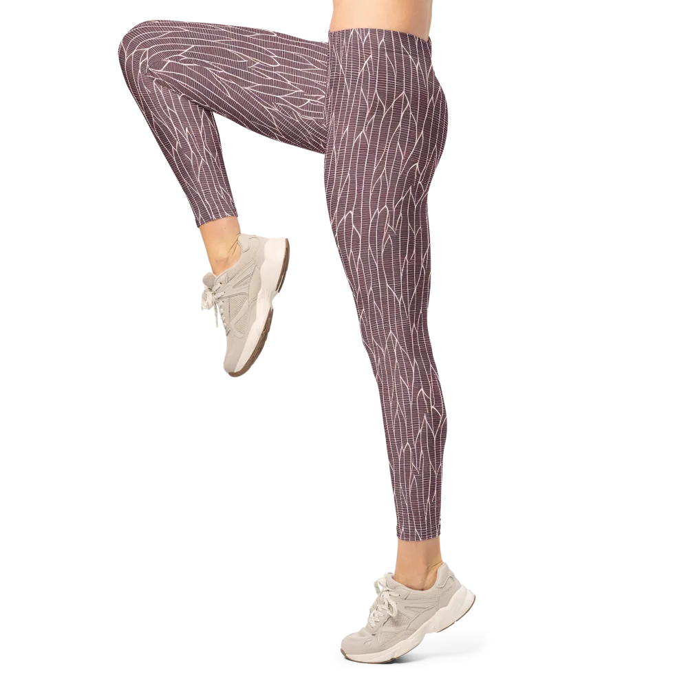 Rustic Flow on Leggings — Left