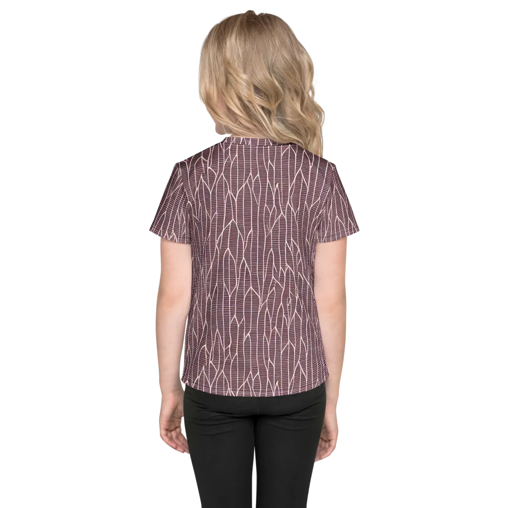 Rustic Flow on Kids Crew Neck T-Shirt — Back