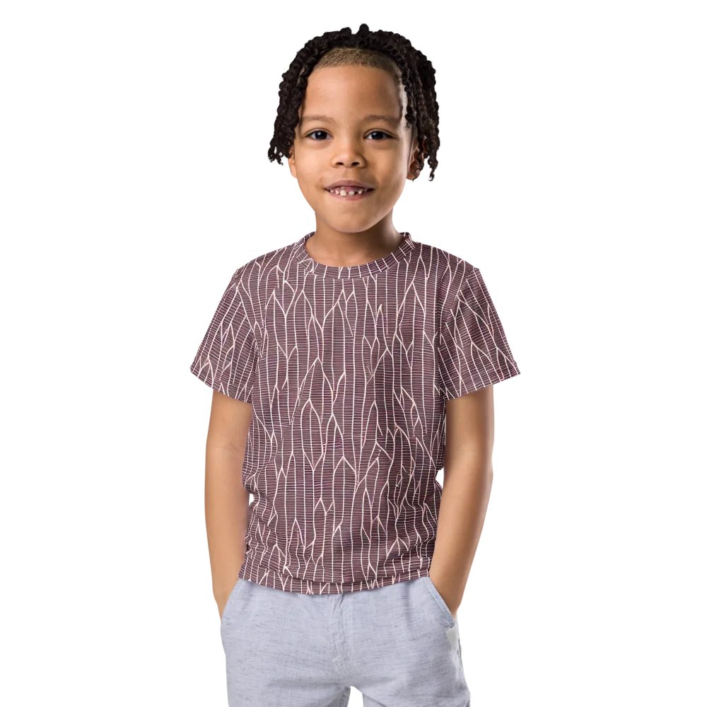 Rustic Flow on Kids Crew Neck T-Shirt — Front