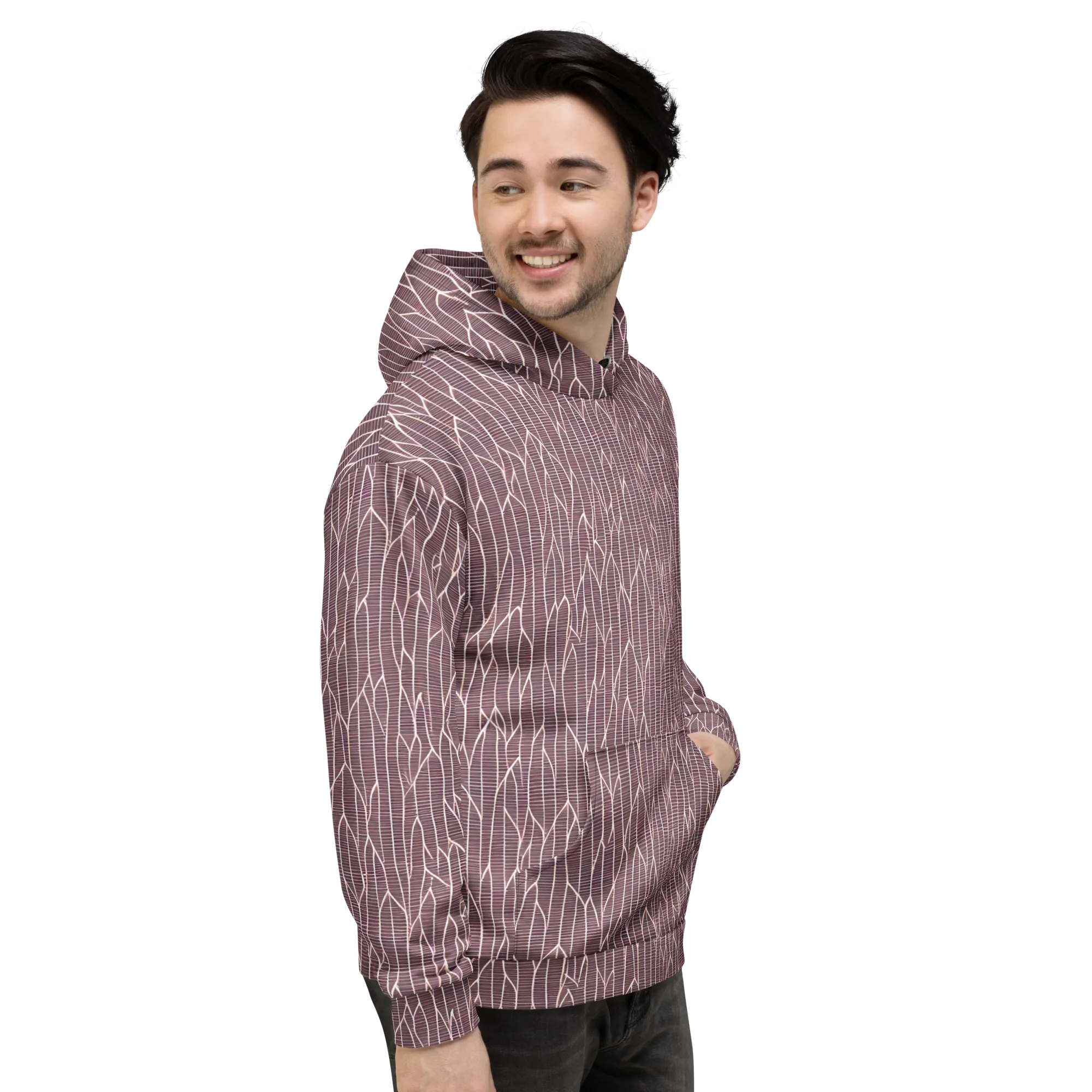 Rustic Flow on Hoodie — Right