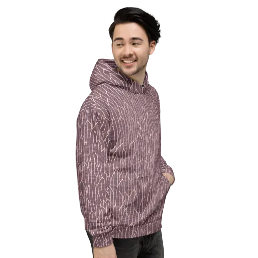 Rustic Flow on a Hoodie