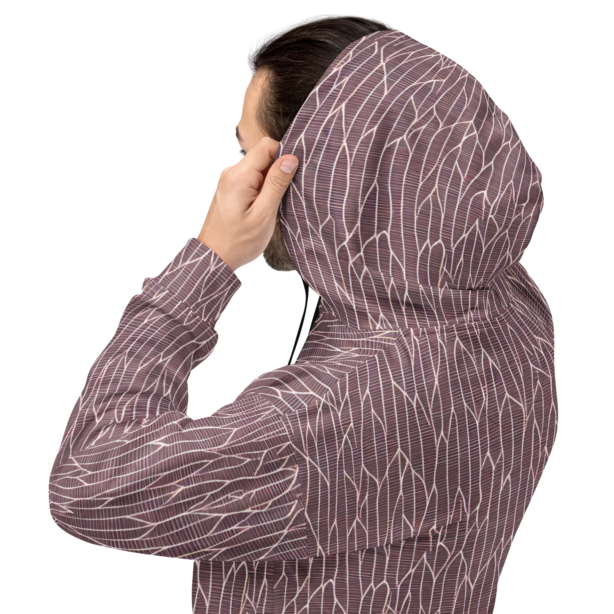 Rustic Flow on Hoodie — Back