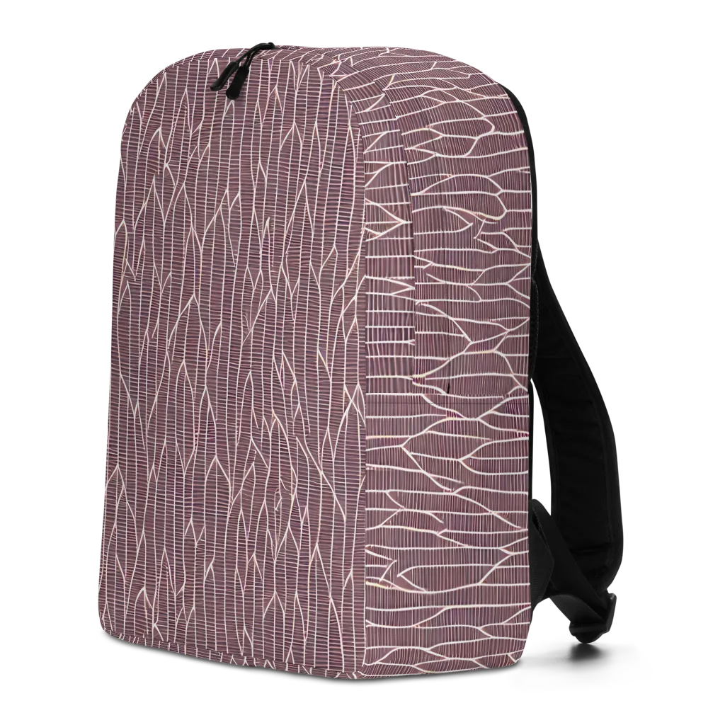 Rustic Flow on Minimalist Backpack — Left