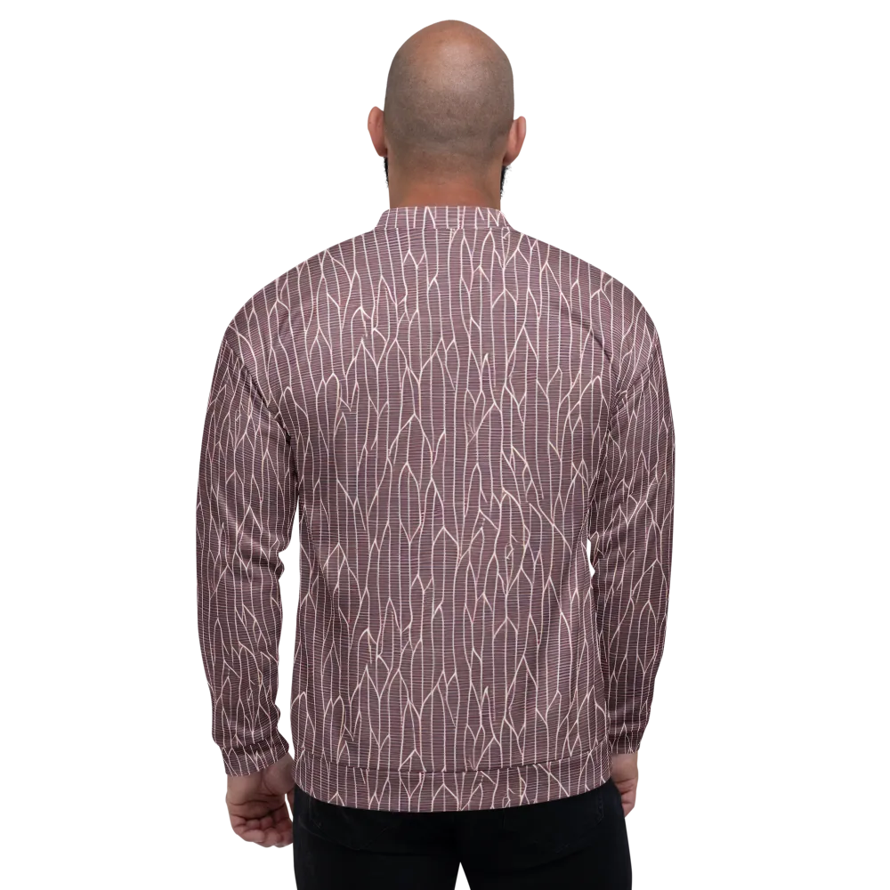 Rustic Flow on Bomber Jacket — Back