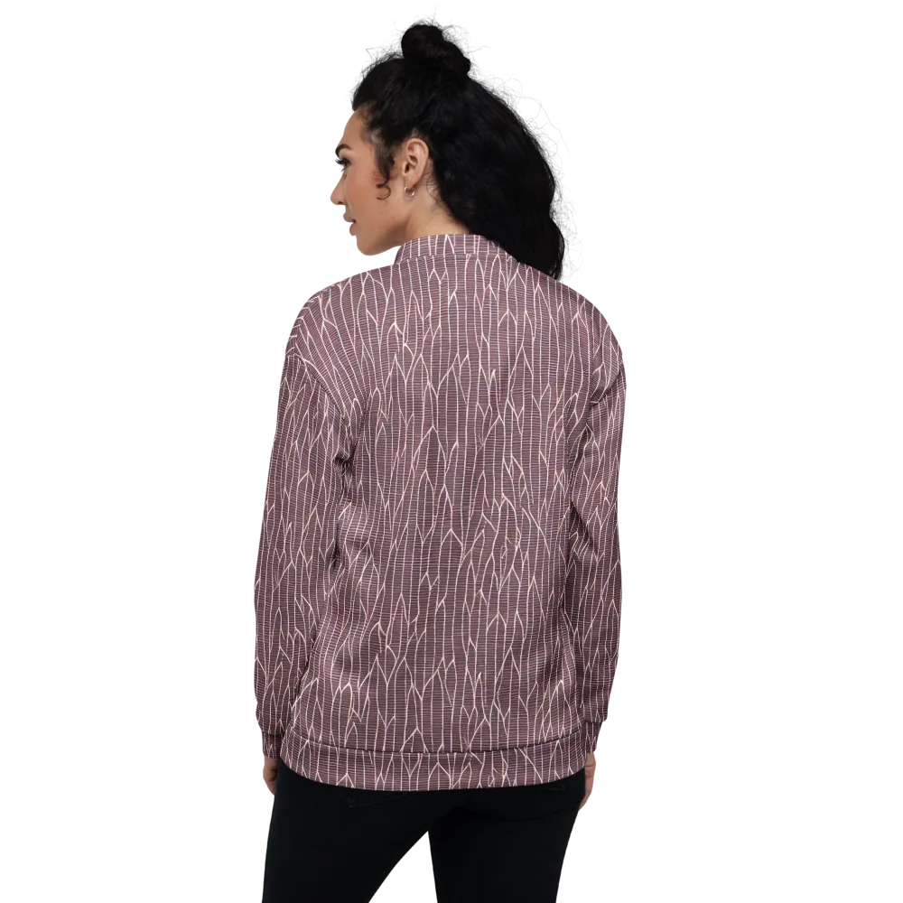 Rustic Flow on Bomber Jacket — Back