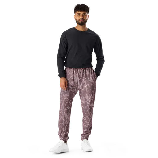 Rustic Flow on a Men's Joggers