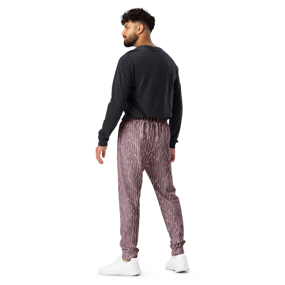 Rustic Flow on Men's Joggers — Back