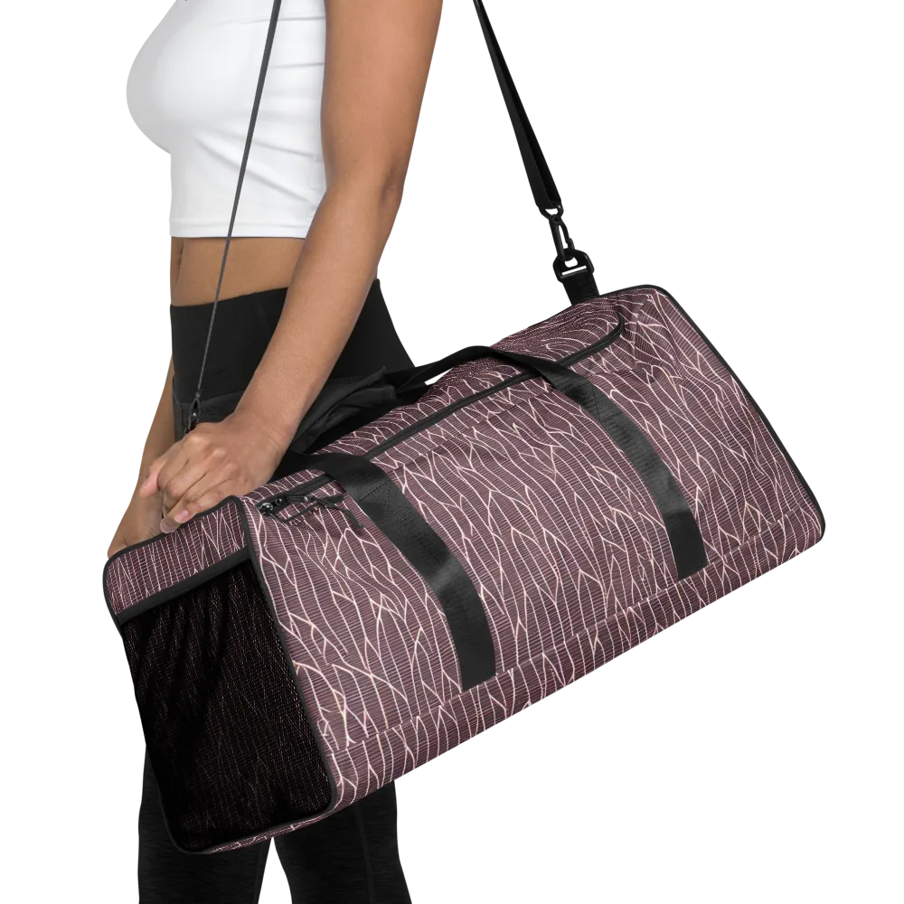 Rustic Flow on Duffle Bag — Front