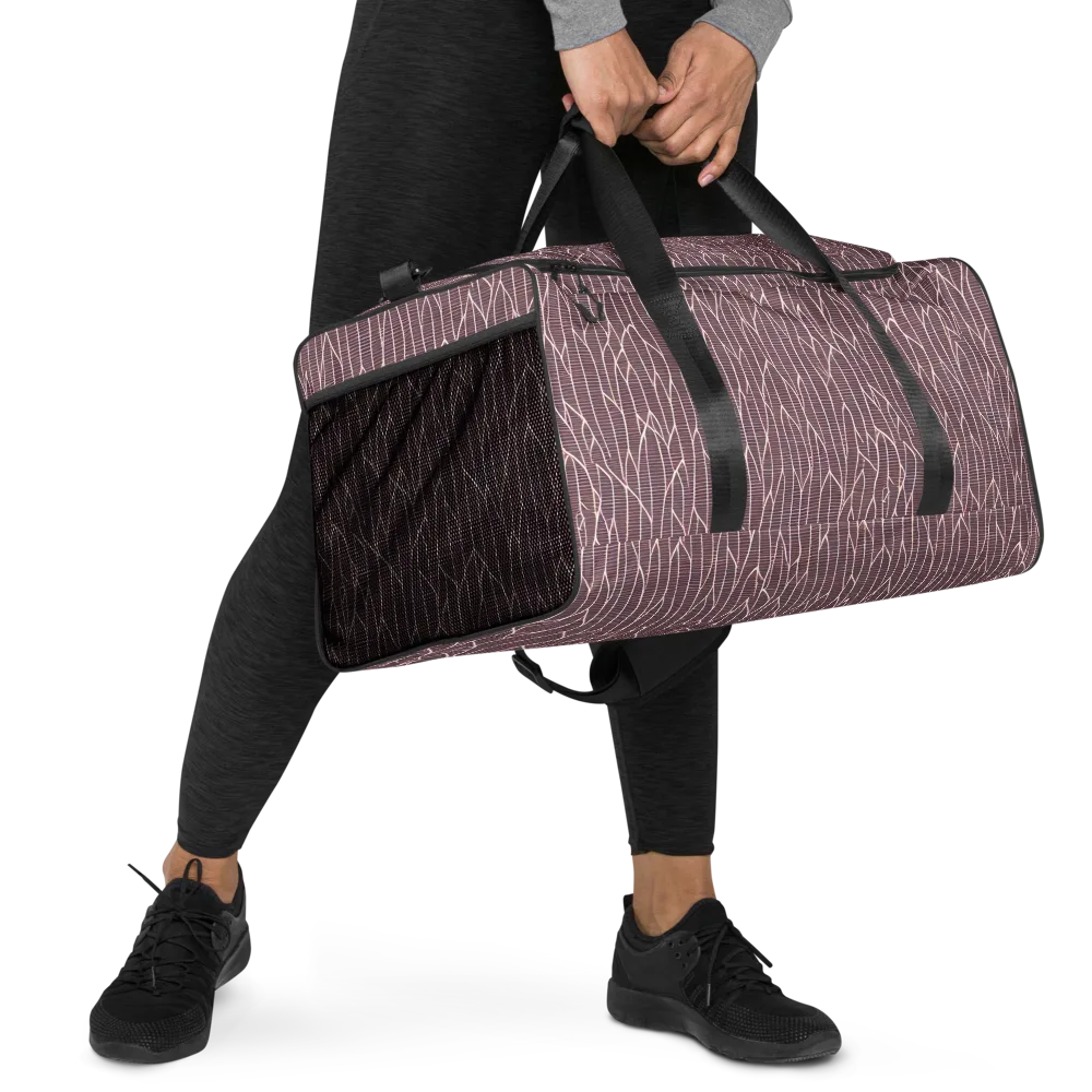 Rustic Flow on Duffle Bag — Right Front