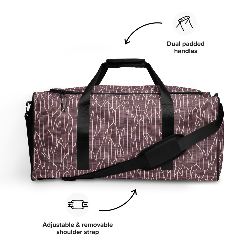 Rustic Flow on Duffle Bag — Front