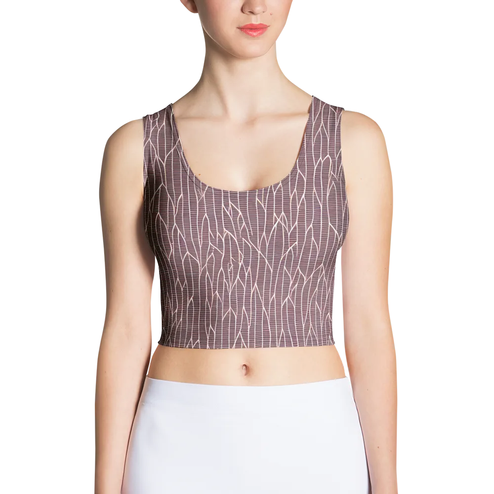 Rustic Flow on Crop Top — Front