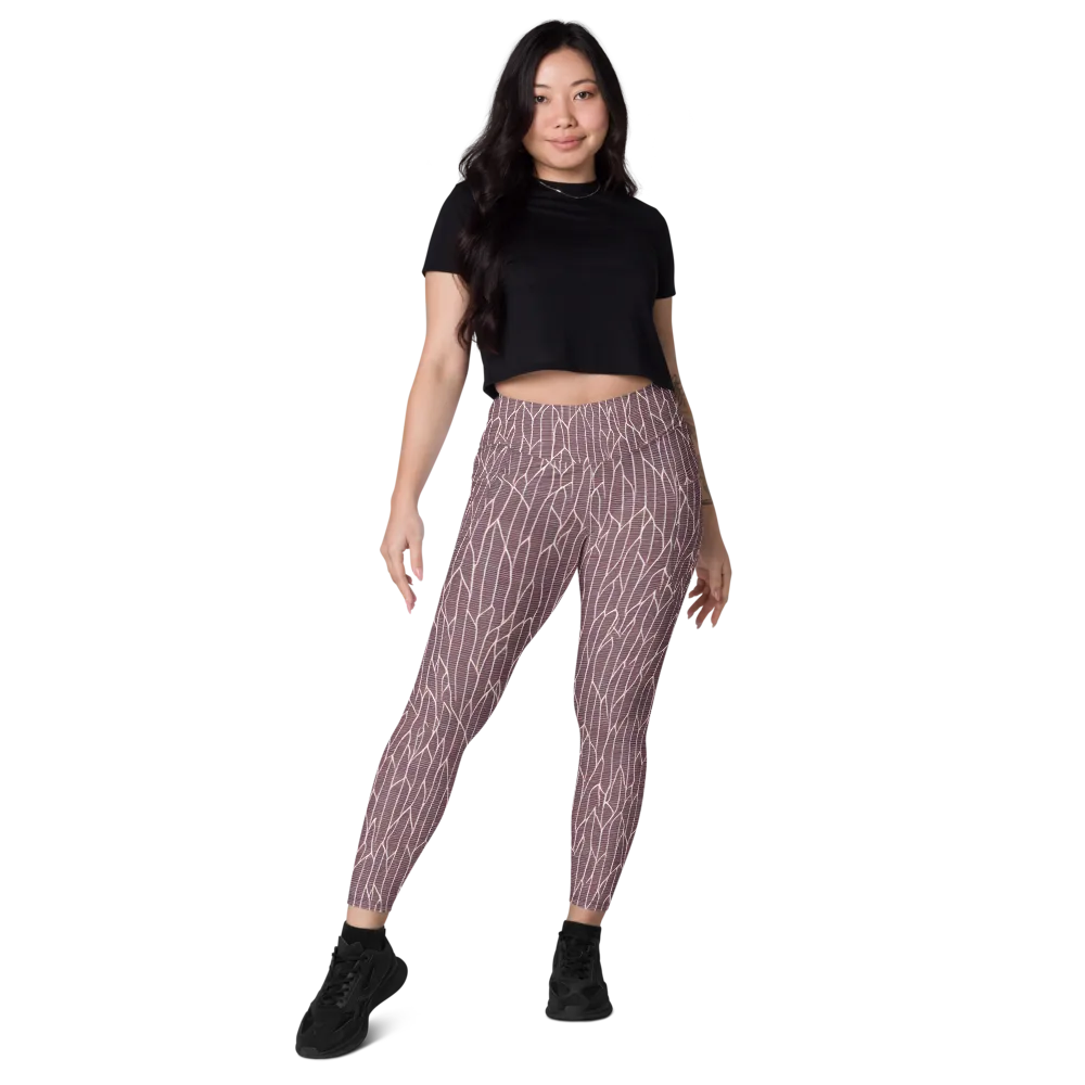 Rustic Flow on Leggings with Pockets — Front
