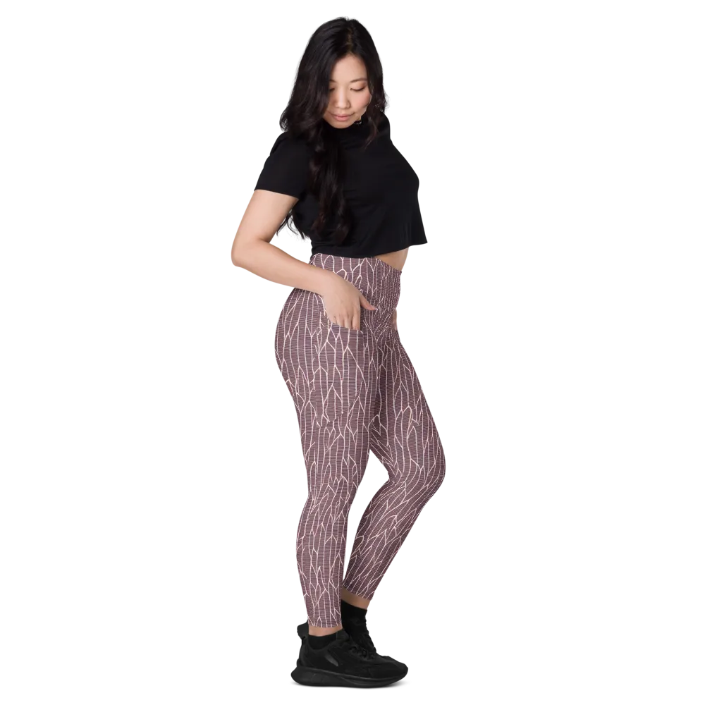 Rustic Flow on Leggings with Pockets — Right