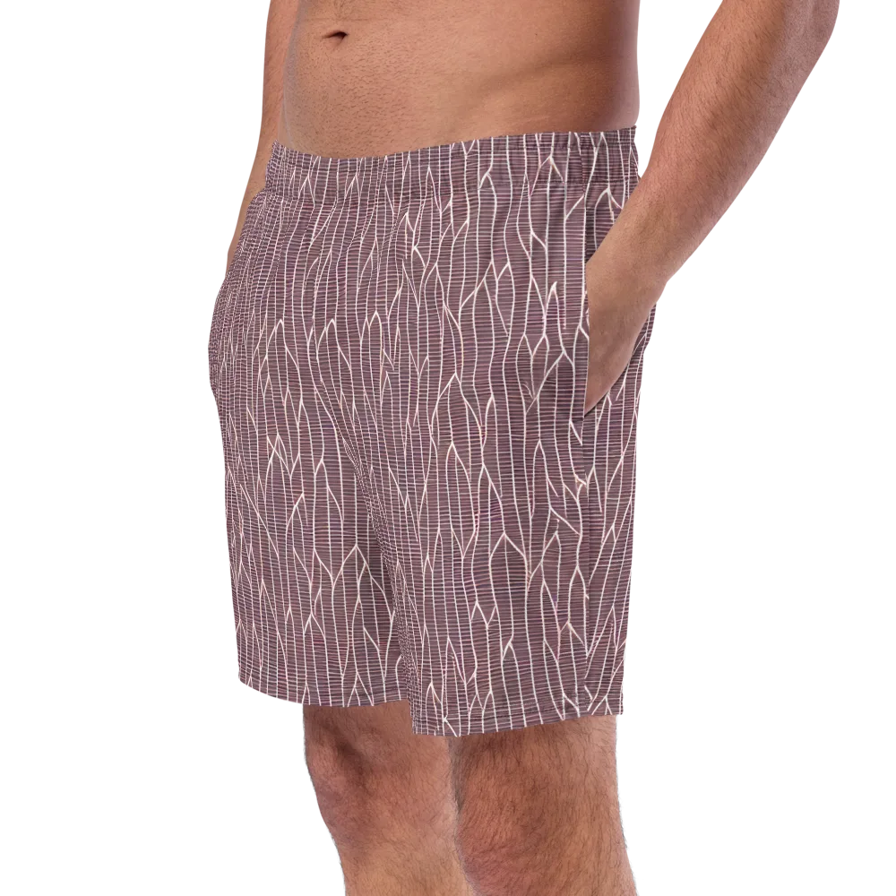 Rustic Flow on Swim Trunks — Left Front
