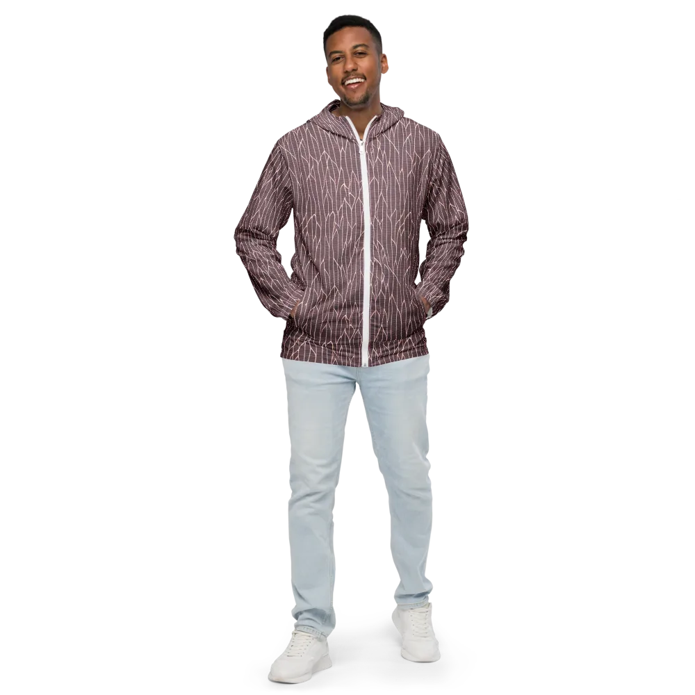 Rustic Flow on Men's Windbreaker — Front