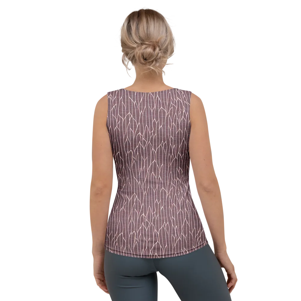 Rustic Flow on Women's Tank Top — Back