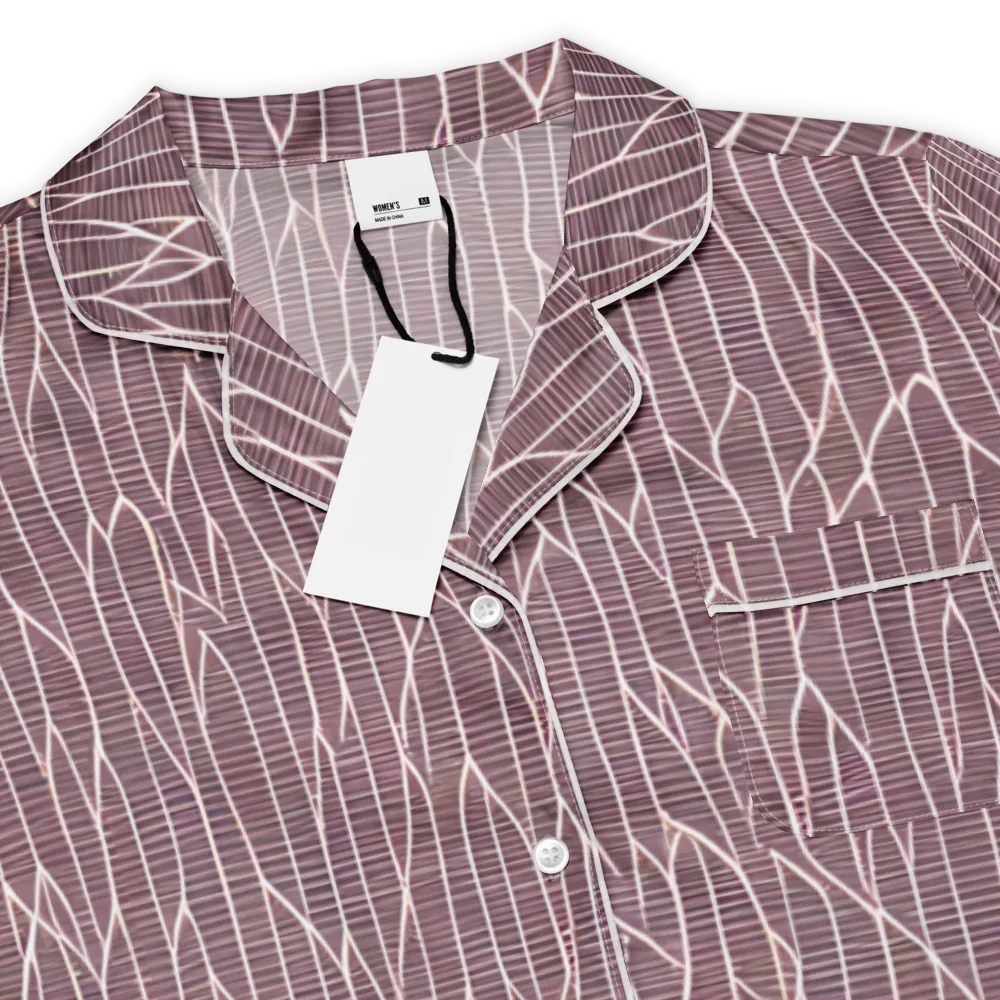 Rustic Flow on Women's Short Sleeve Pajama Top — Product details