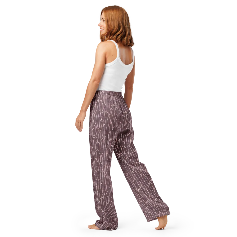 Rustic Flow on Women's Pajama Pants — Back
