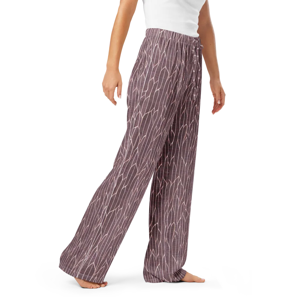 Rustic Flow on Women's Pajama Pants — Right Front