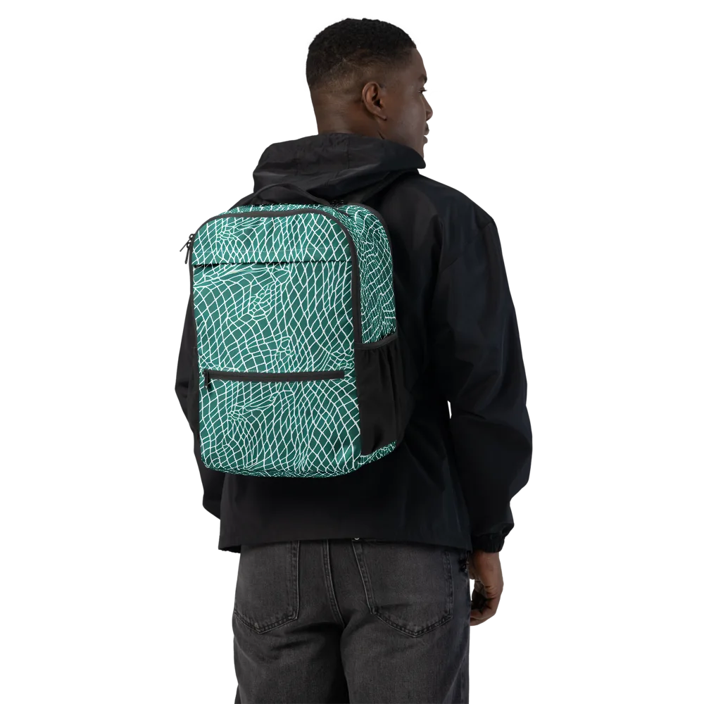 Oceanic Twine on Utility Backpack — Back