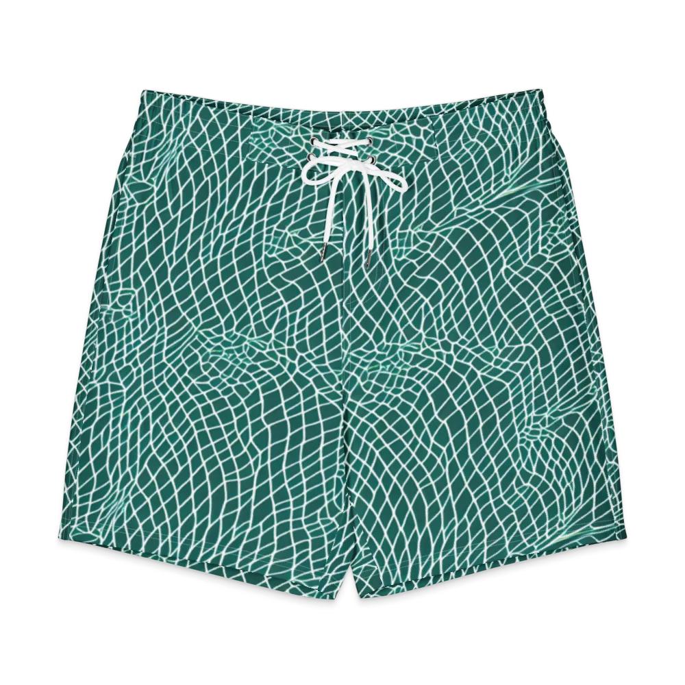 Oceanic Twine on Men's Board Shorts — Front