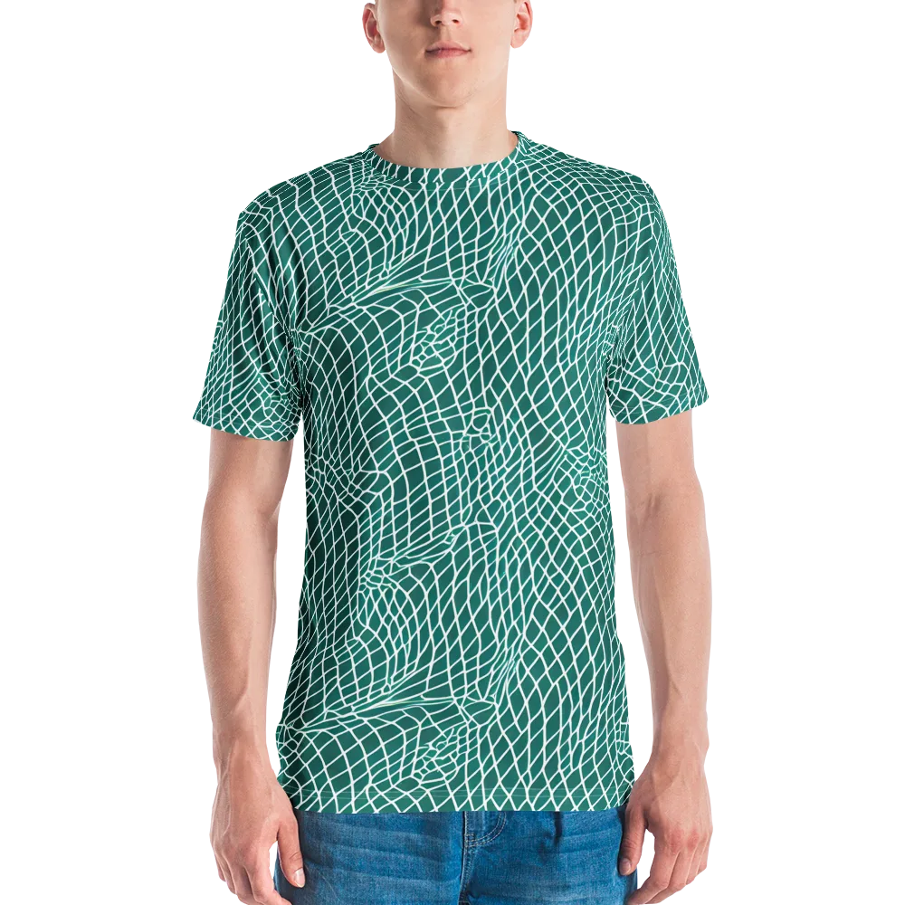 Oceanic Twine on Men's Crew Neck T-Shirt — Front