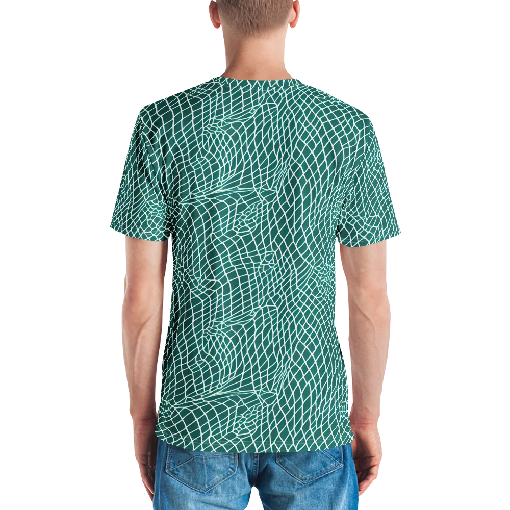 Oceanic Twine on Men's Crew Neck T-Shirt — Back
