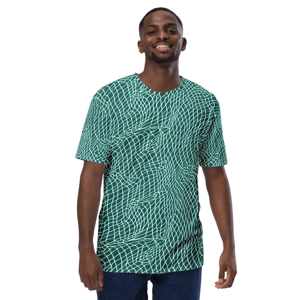 Oceanic Twine on Men's Crew Neck T-Shirt — Front