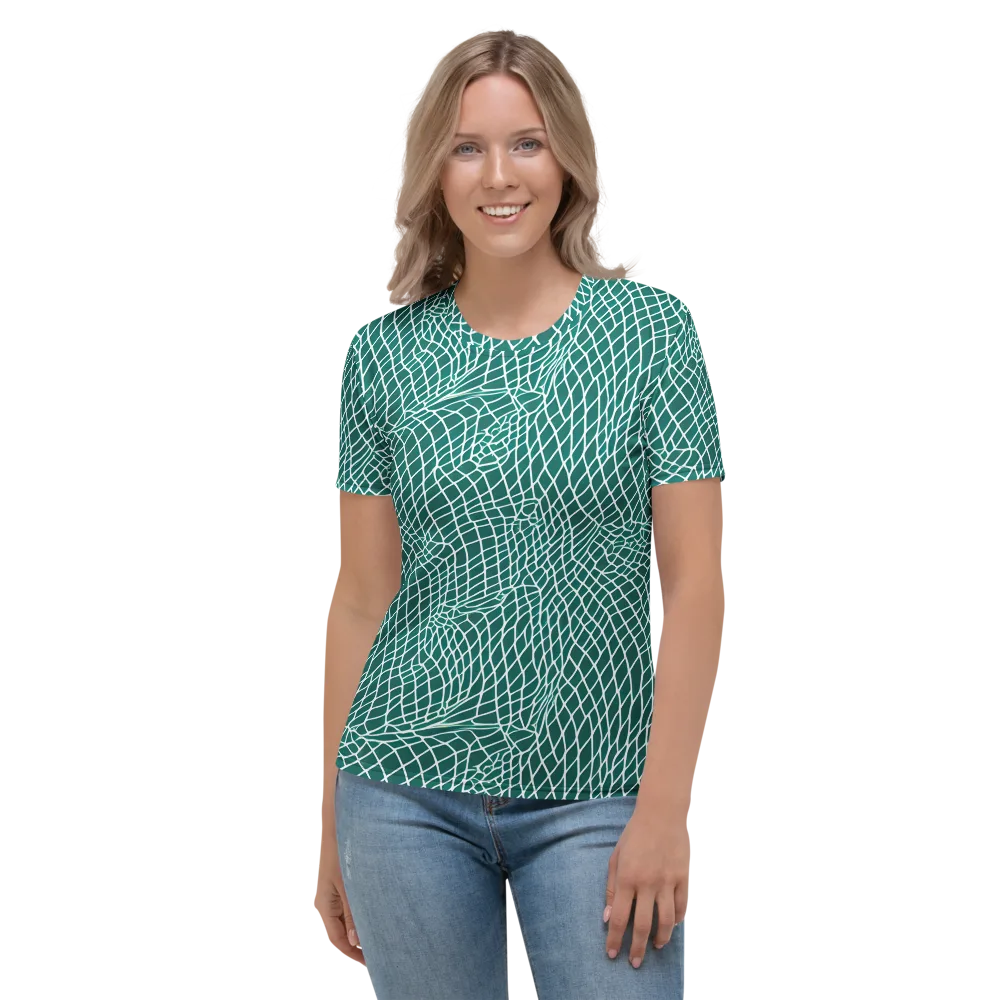 Oceanic Twine on Women's Crew Neck T-Shirt — Front